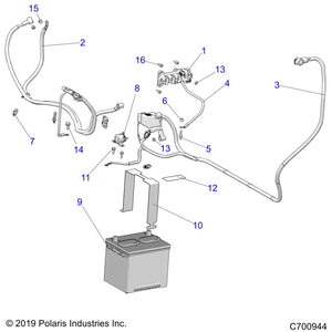 Block-Terminal,3 Pos by Polaris 4018346 OEM Hardware P4018346 Off Road Express