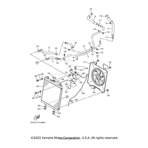 Blower Assembly by Yamaha 2HC-E2405-00-00 OEM Hardware 2HC-E2405-00-00 Off Road Express