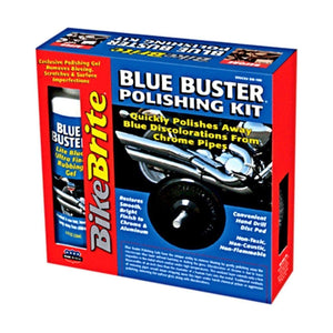 Blue Buster Exhaust Pipe Polishing Kit by Bike Brite BB-100 Metal Polish DS700025 Parts Unlimited