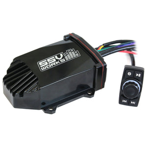 Bluetooth Rocker Switch With Aux-Input by SSV Works 200-WP-MRB2R Audio Switch 63-5055 Western Powersports Drop Ship