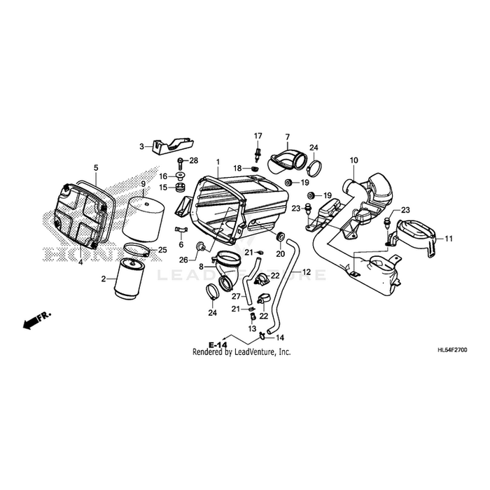 Body, Air Cleaner by Honda