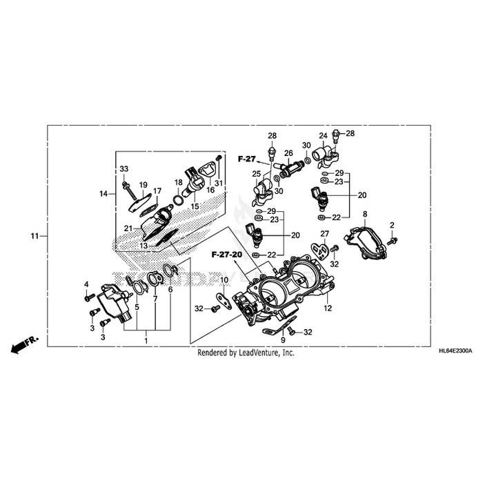 Body Assembly, Throttle (Gq2Ea A) by Honda