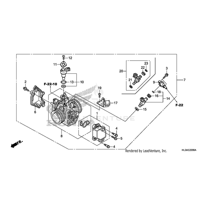 Body Assembly, Throttle (Gq6Ja A) by Honda