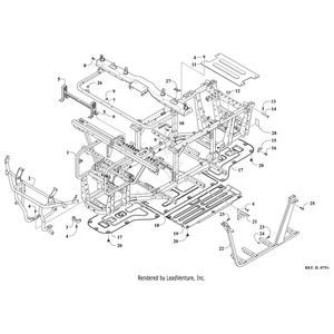 Body Comp Frame By Arctic Cat 3307-567 OEM Hardware 3307-567 Off Road Express