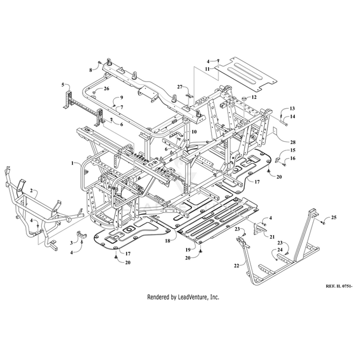 Body Comp Frame By Arctic Cat