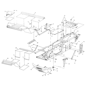 Body-Footwell Ranger,Lh,Blk by Polaris 5243908-067 OEM Hardware P5243908-067 Off Road Express