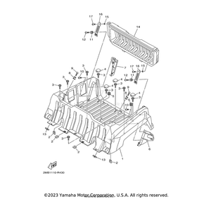 Body, Latch 1 by Yamaha 8V0-77171-00-00 OEM Hardware 8V0-77171-00-00 Off Road Express