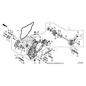 Body, Oil Pump by Honda 15101-HL4-000 OEM Hardware 15101-HL4-000 Off Road Express Peach St