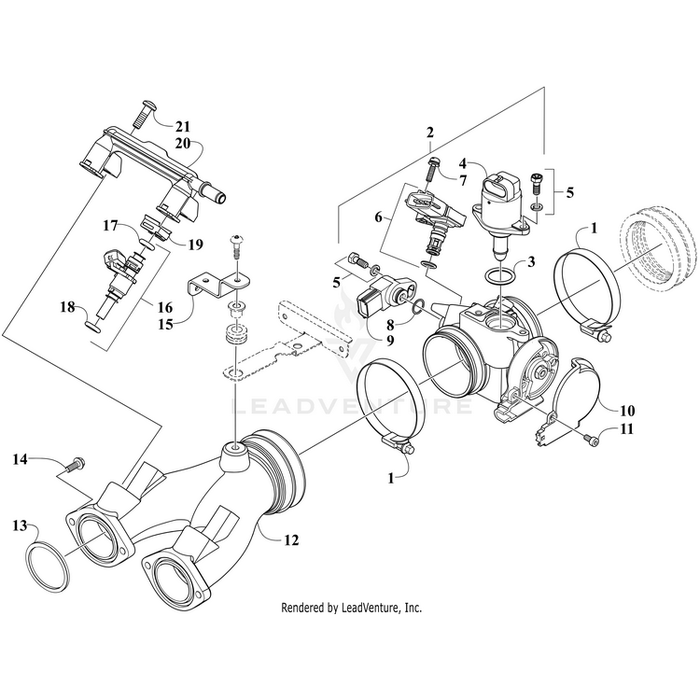 Body,Throttle-Assy (50Mm) By Arctic Cat