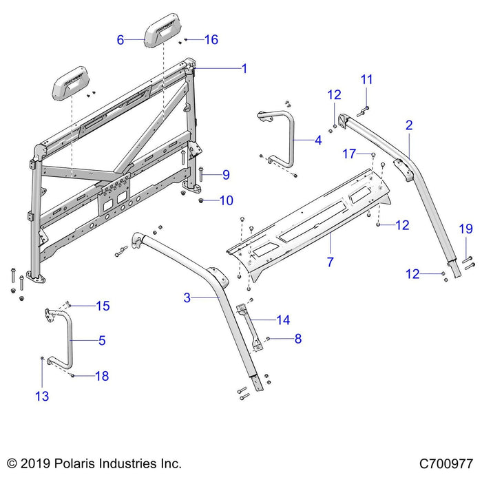 Bolster Weld, Right, Matte Blac by Polaris