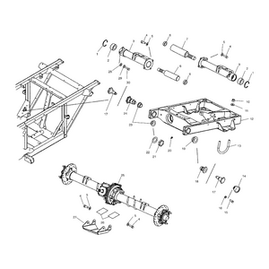 Bolt-1/2-13X1 1/4 Hxhd Gr5-Z by Polaris 7517585 OEM Hardware P7517585 Off Road Express