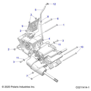 Bolt-3/8-16X7 Hex Flange Gr5 by Polaris 7518365 OEM Hardware P7518365 Off Road Express