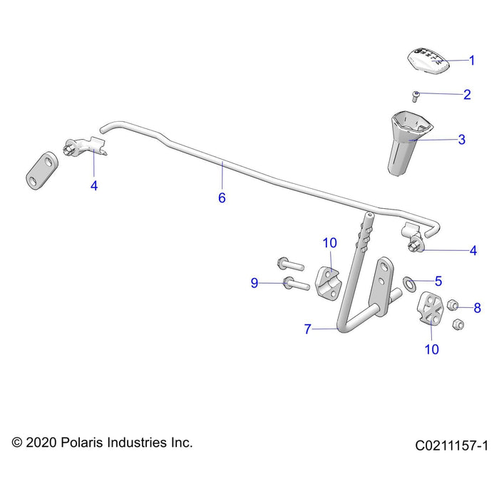 Bolt-5/16-18X1-1/2 Hxflng Gr5 by Polaris