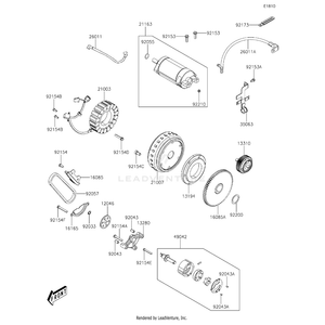 Bolt,5X10 by Kawasaki 92153-Y058 OEM Hardware 92153-Y058 Off Road Express Peach St