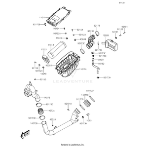 Bolt,6X16 by Kawasaki 92153-Y018 OEM Hardware 92153-Y018 Off Road Express Peach St