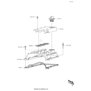 Bolt,6X25 by Kawasaki 92154-1583 OEM Hardware 92154-1583 Off Road Express Peach St