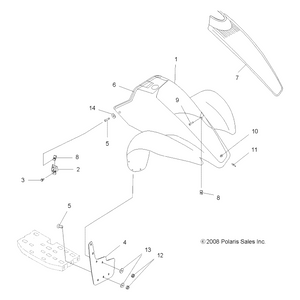 Bolt, Black by Polaris 7512282 OEM Hardware P7512282 Off Road Express