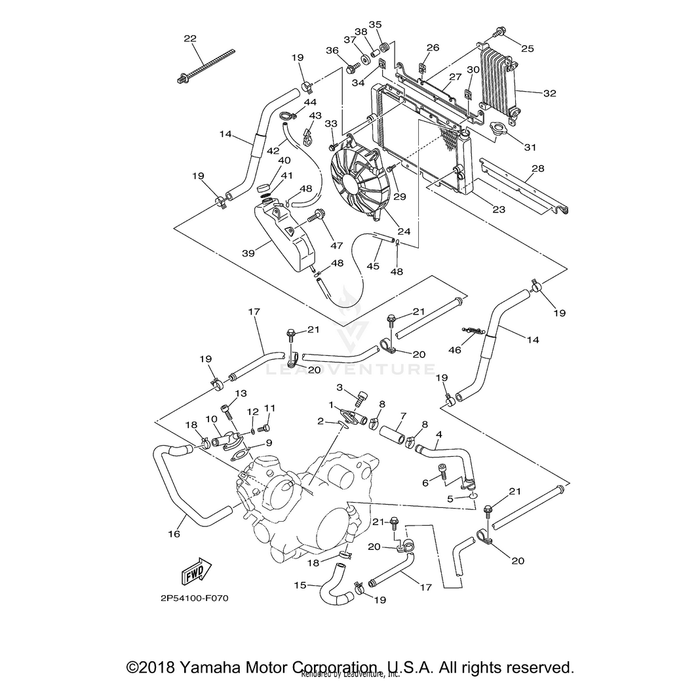 Bolt, Blower Holding by Yamaha