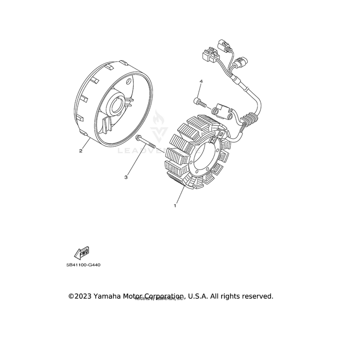 Bolt, Button Head by Yamaha