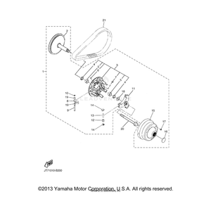 Bolt by Yamaha 90109-06860-00 OEM Hardware 90109-06860-00 Off Road Express