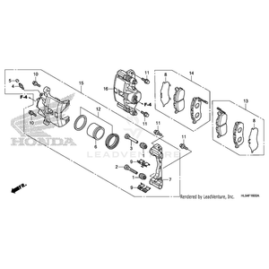 Bolt, Caliper Mounting by Honda 90108-HL1-A00 OEM Hardware 90108-HL1-A00 Off Road Express Peach St