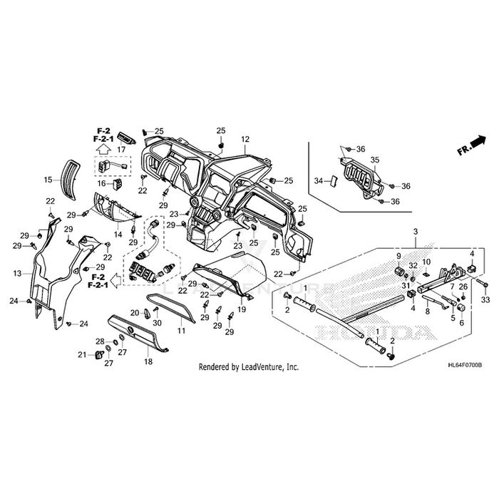 Bolt, Clamp by Honda