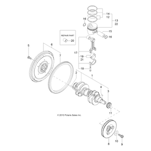 Bolt,Connecting Rod by Polaris 3070112 OEM Hardware P3070112 Off Road Express