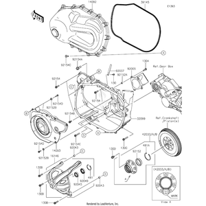 Bolt,Cvt Cover by Kawasaki 92154-1522 OEM Hardware 92154-1522 Off Road Express Peach St