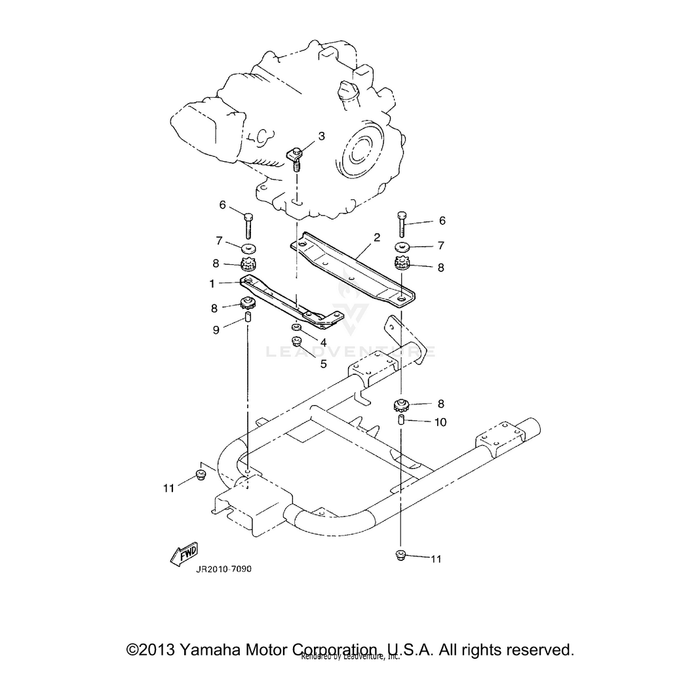 Bolt, Engine Mounting 1 by Yamaha