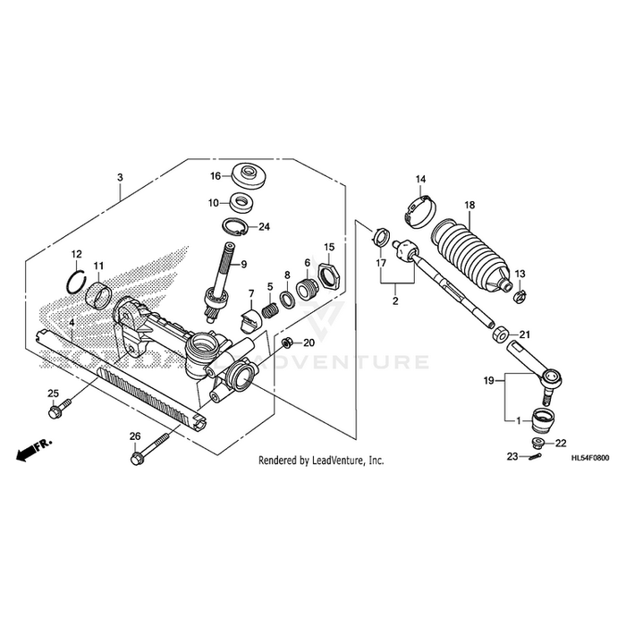 Bolt, Flange (10X105) by Honda