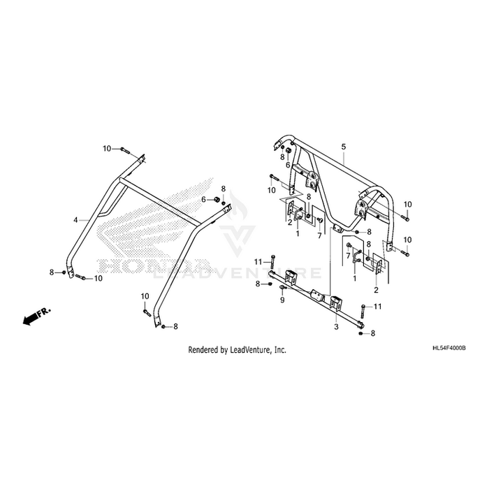 Bolt, Flange (10X20) by Honda