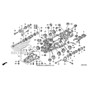 Bolt, Flange (6Mm) by Honda 90113-GF0-000 OEM Hardware 90113-GF0-000 Off Road Express Peach St