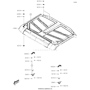 Bolt,Flange,6Mm by Kawasaki 92154-Y213 OEM Hardware 92154-Y213 Off Road Express Peach St