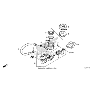 Bolt, Flange (6X14) by Honda 90106-MCN-720 OEM Hardware 90106-MCN-720 Off Road Express Peach St