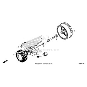 Bolt, Flange (6X16) (Nshf) by Honda 90004-GHB-630 OEM Hardware 90004-GHB-630 Off Road Express Peach St