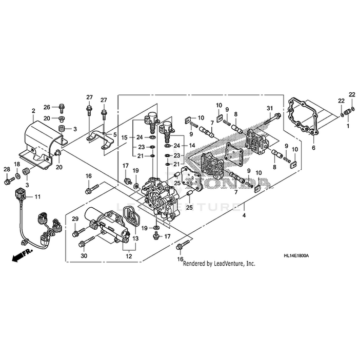 Bolt, Flange (6X18) by Honda