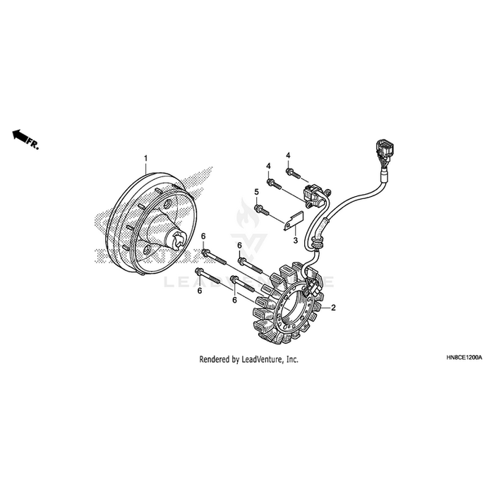 Bolt, Flange (6X32) by Honda