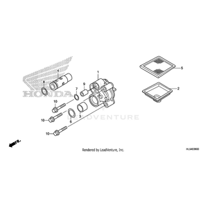 Bolt, Flange (6X35) by Honda 95801-06035-00 OEM Hardware 95801-06035-00 Off Road Express Peach St