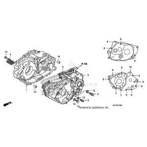 Bolt, Flange (6X50) (Nshf) by Honda 90004-GHB-730 OEM Hardware 90004-GHB-730 Off Road Express Peach St