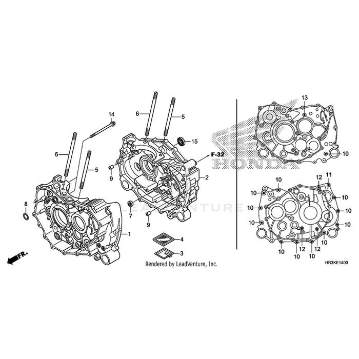 Bolt, Flange (6X90) by Honda