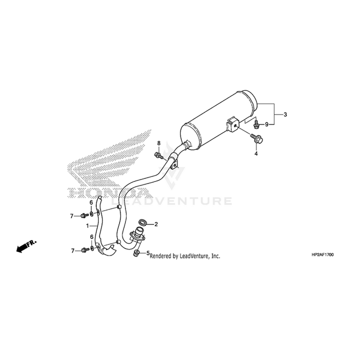 Bolt, Flange (8X12) by Honda