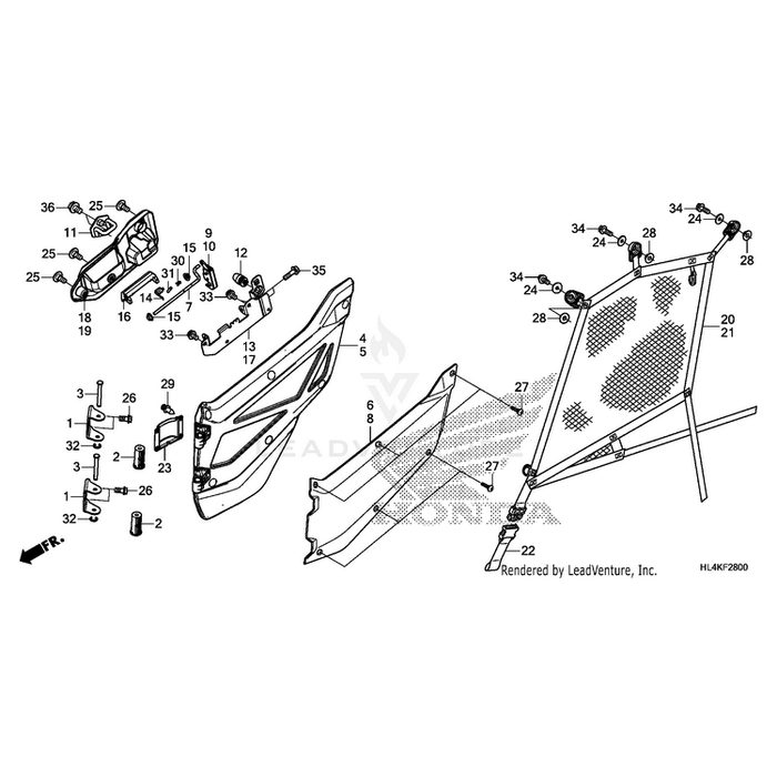 Bolt, Flange (8X12) by Honda