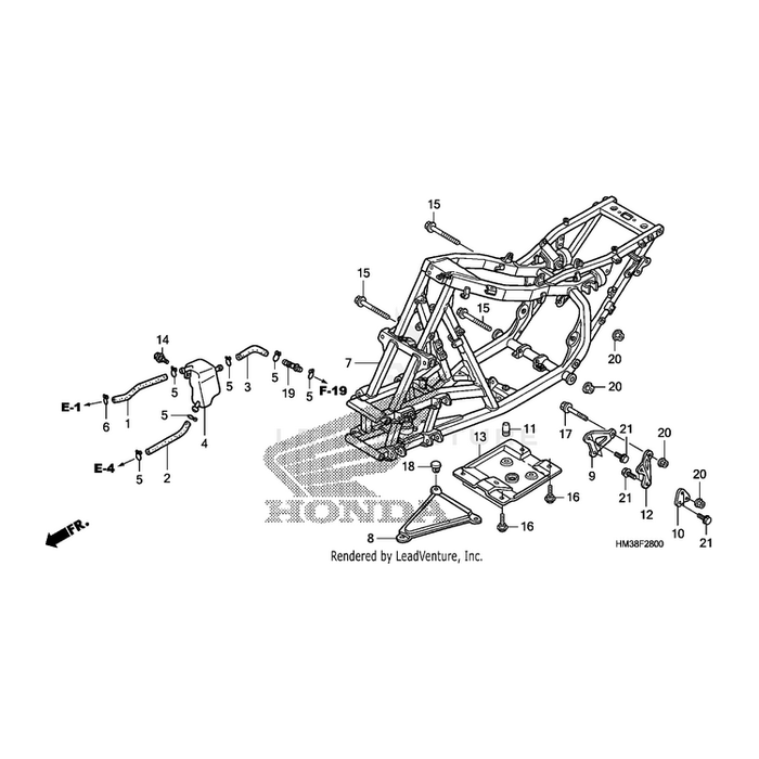 Bolt, Flange (8X14) by Honda