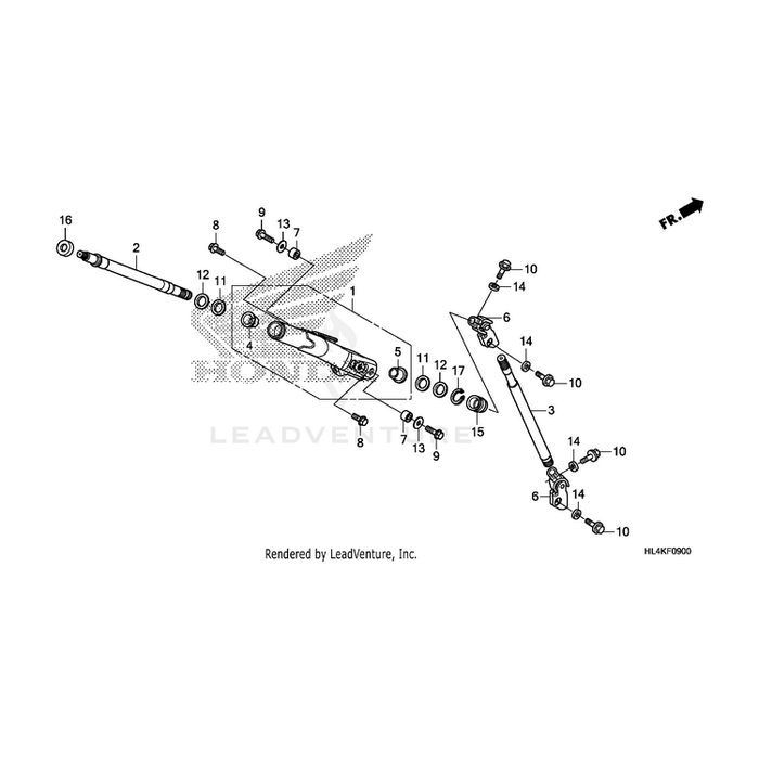 Bolt, Flange (8X16) by Honda