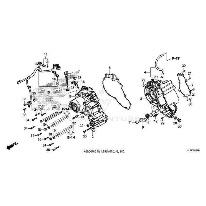 Bolt, Flange (8X165) by Honda