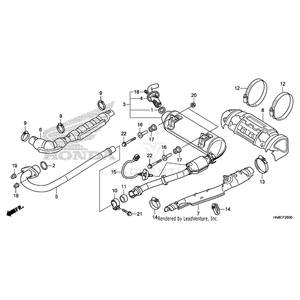 Bolt, Flange (8X50) by Honda 95701-08050-08 OEM Hardware 95701-08050-08 Off Road Express Peach St