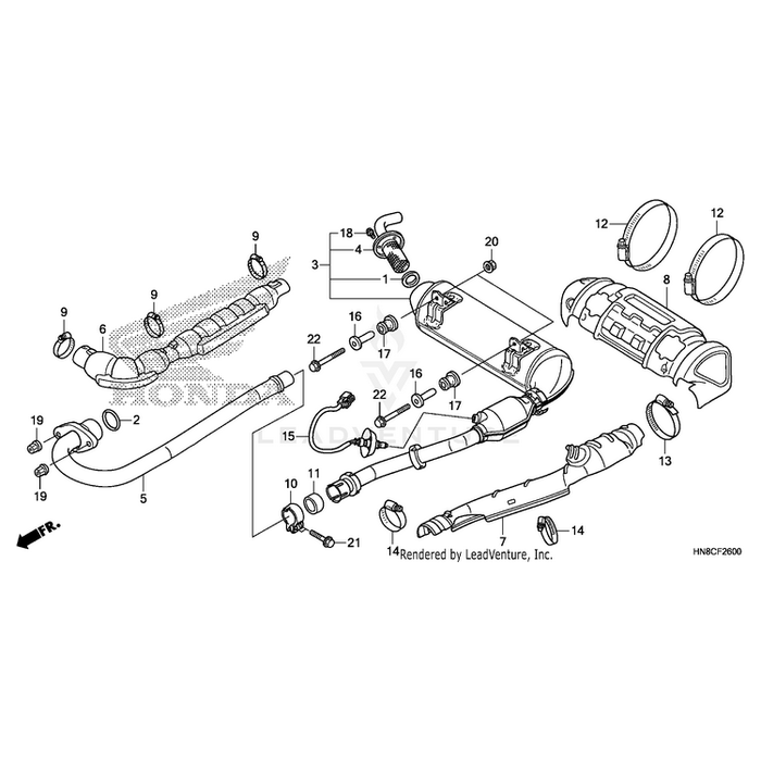 Bolt, Flange (8X50) by Honda