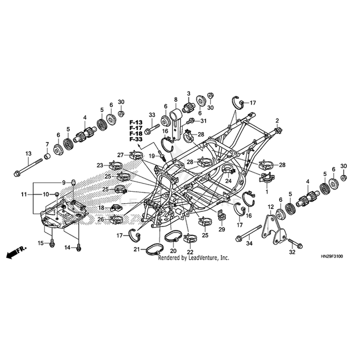 Bolt, Flange (8X60) by Honda