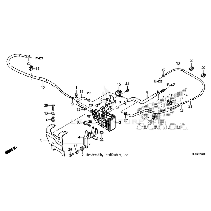 Bolt, Flange (8X80) by Honda