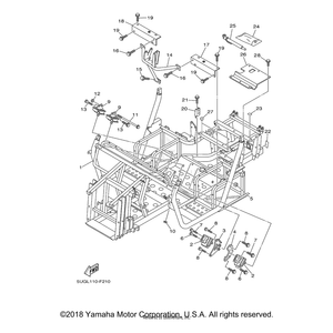 Bolt, Flange by Yamaha 90105-06696-00 OEM Hardware 90105-06696-00 Off Road Express